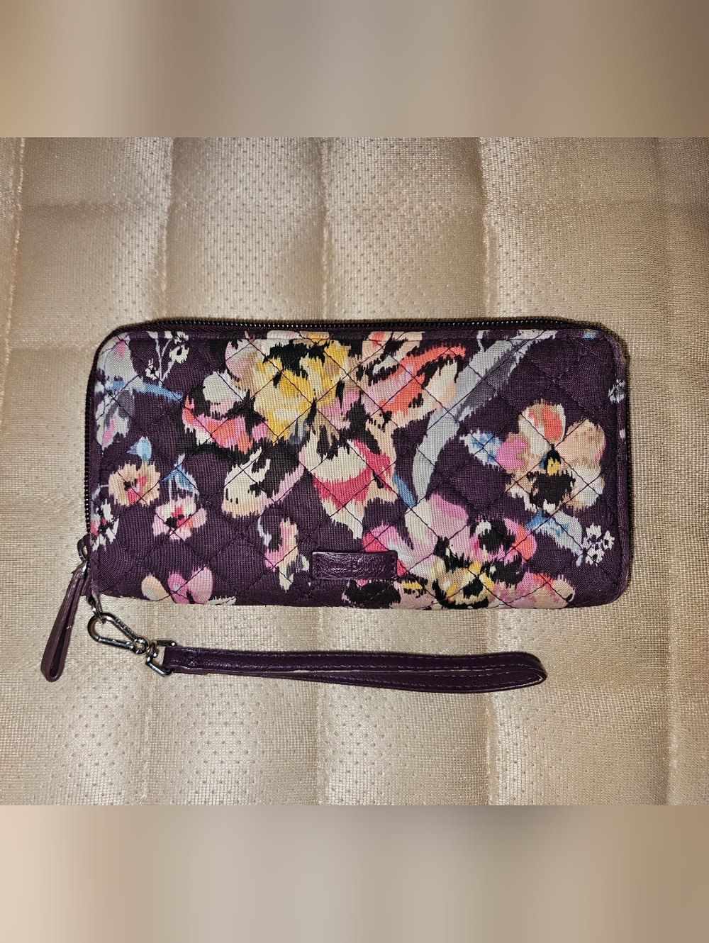 Vera Bradley Floral Zip Around Wallet